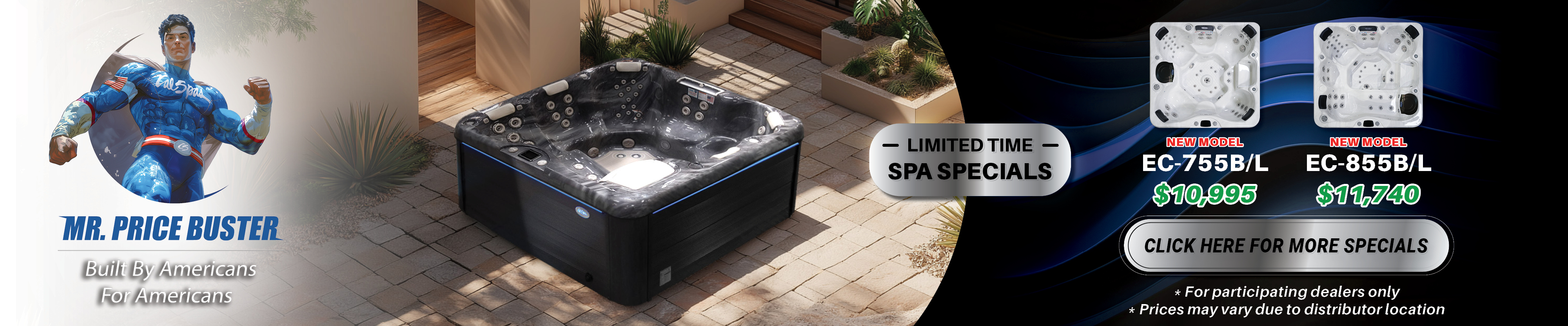 Calspas hot tub being used in a family setting - Gardena
