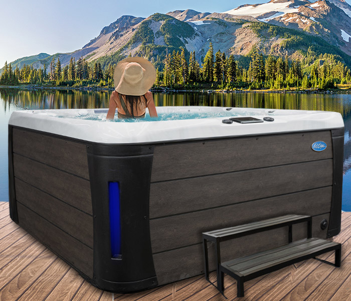 Calspas hot tub being used in a family setting - hot tubs spas for sale Gardena