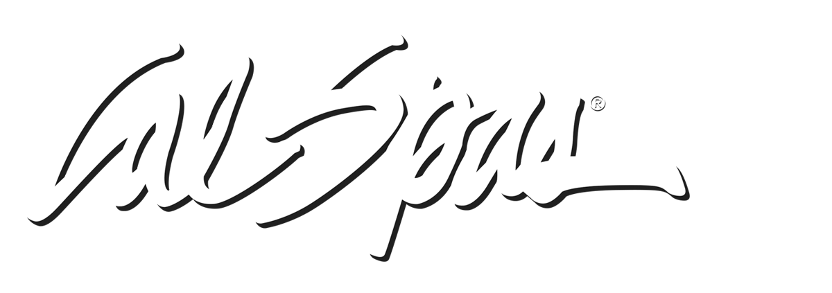 Calspas White logo Gardena